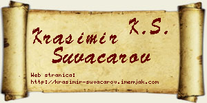 Krasimir Suvačarov vizit kartica